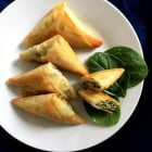 Spanakopita Triangles (Greek Feta and Spinach Pies)