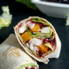Healthy Leftover Turkey Wraps with Cranberry Sauce