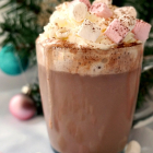 Hot Chocolate with Marshmallows and Cream