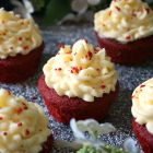 Red Velvet Cupcakes with Buttercream Frosting