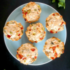 Healthy Turkey Meatloaf Muffins with Veggies