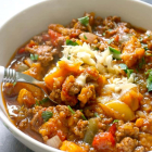 Slow Cooker Ground Beef and Sweet Potato Chili