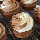 Easy Chocolate Cupcakes with Marbled Buttercream