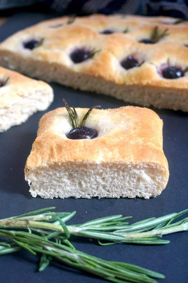 Rustic Grape and Rosemary Focaccia Bread My Recipes