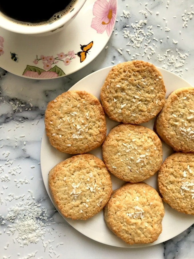 Coconut Shortbread Cookies My Recipes
