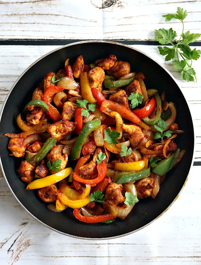 Healthy Chicken Fajitas - My Gorgeous Recipes