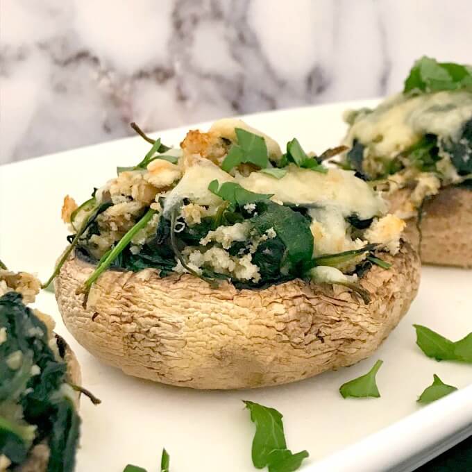 SpinachStuffed Mushrooms Appetizers / Starters My Recipes