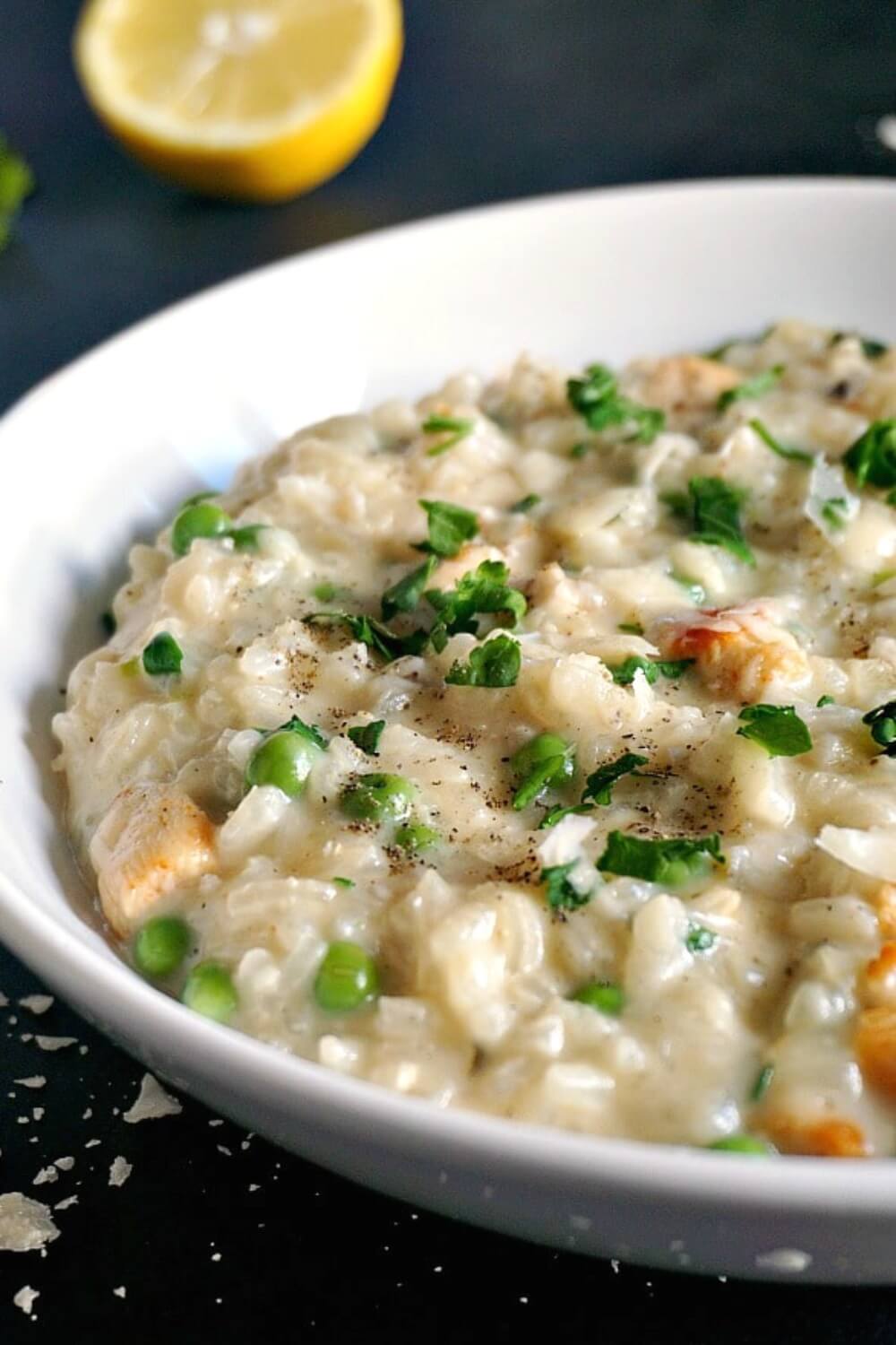 Creamy Chicken and Pea Risotto My Recipes