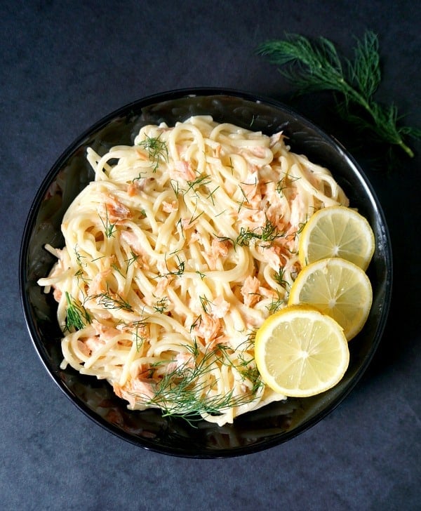 Easy Alfredo Pasta with Salmon My Recipes