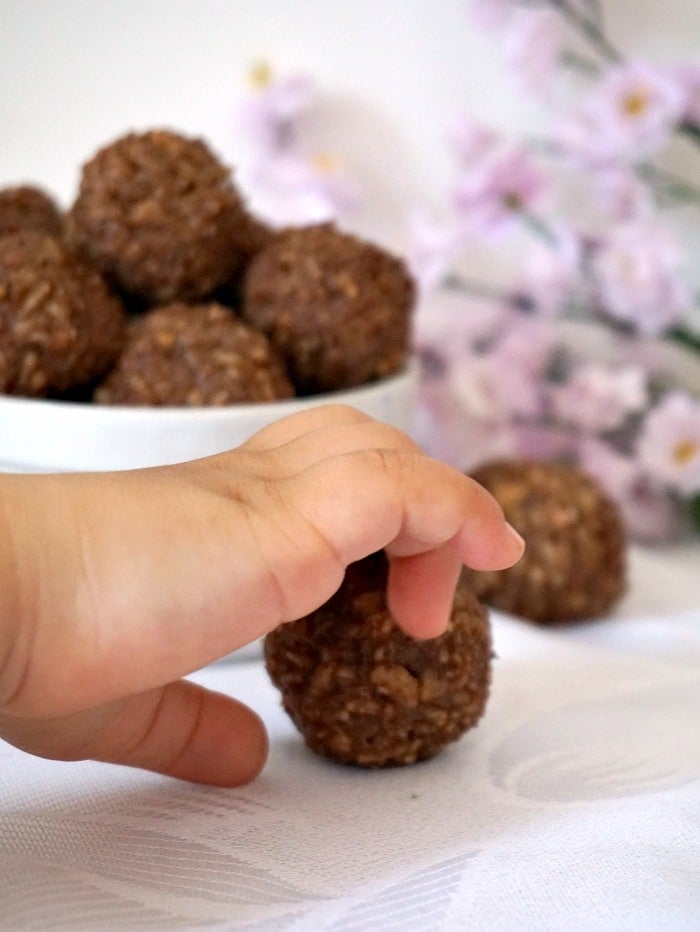 Rice krispies peanut butter balls