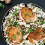 One-pot wonder chicken with mushroom rice