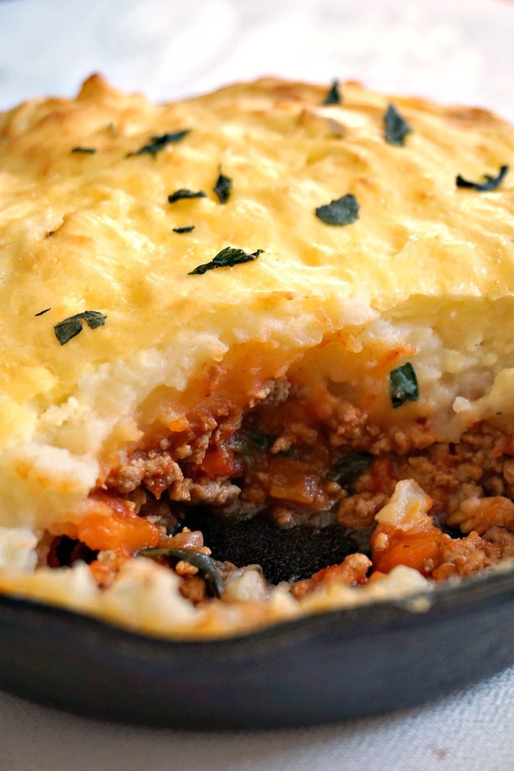 Skillet Shepherd's Pie with Ground Turkey