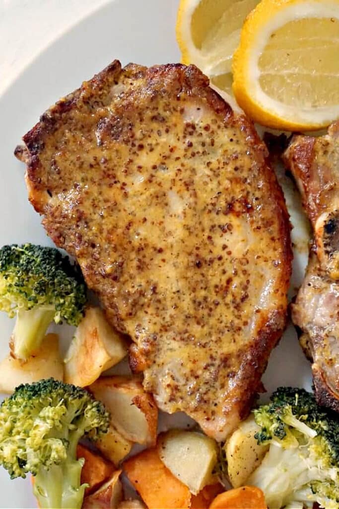 Baked Honey Mustard Pork Chops My Recipes