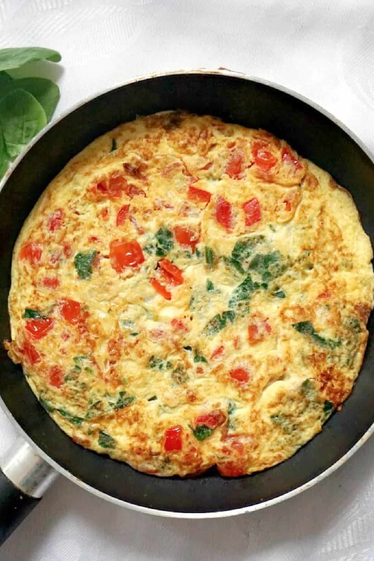 World's Best Vegetarian Omelette - My Gorgeous Recipes