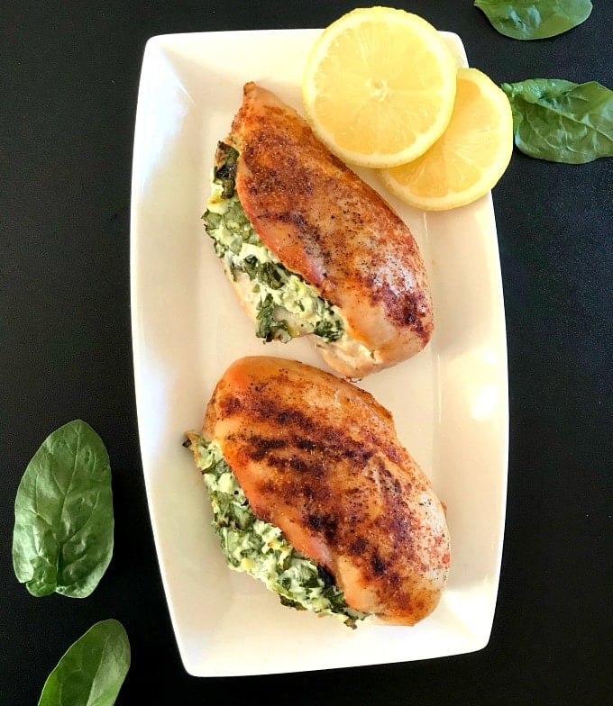 Baked SpinachStuffed Chicken Breast My Recipes