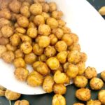roasted chickpeas on a paper cone
