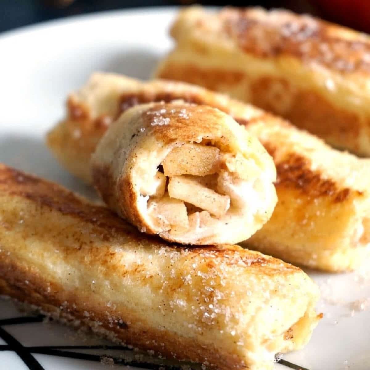 Apple French Toast Roll-Ups - My Gorgeous Recipes