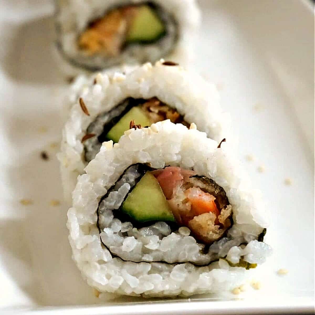 Shrimp Tempura Roll (Homemade Sushi) - My Gorgeous Recipes