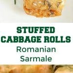 Romanian Sarmale or the best stuffed cabbage rolls with meat and rice. Our national dish can't be more delicious and comforting. Christmas and other important holidays would not be the same without these amazing rolls.