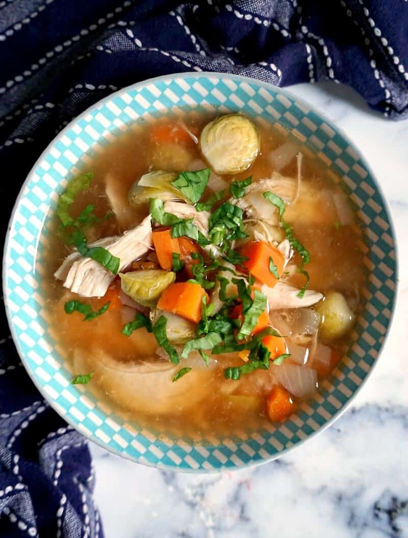 Slow Cooker Chicken Soup with Vegetables - My Gorgeous Recipes
