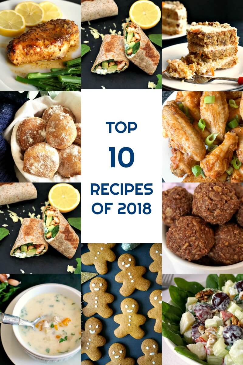 Another year is about to end, and 2018 has been a spectacular year for food blogging. Here is my list of top 10 recipes that have been a favourite, not only with my family, but also with my readers.