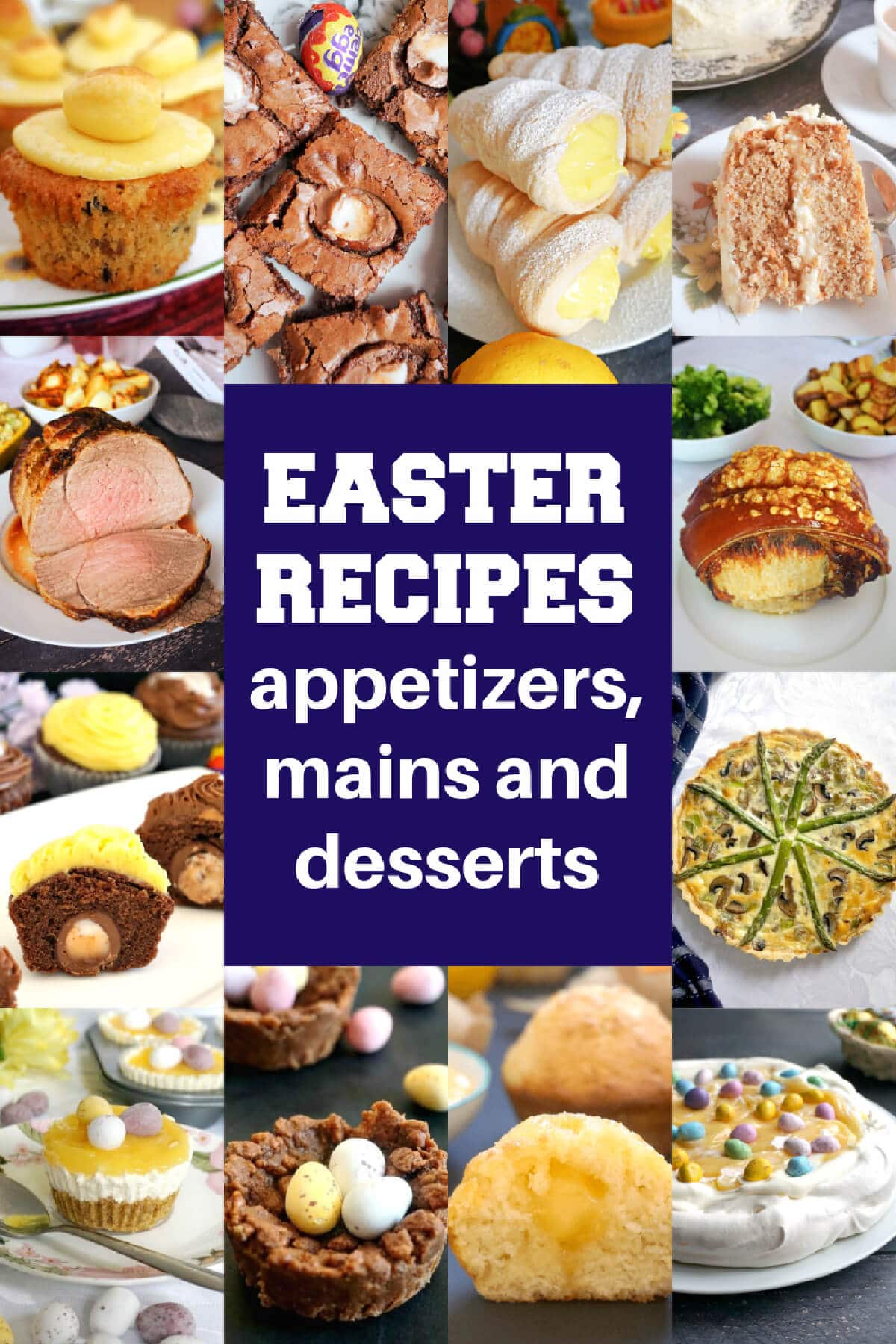 Collage of Easter Recipes