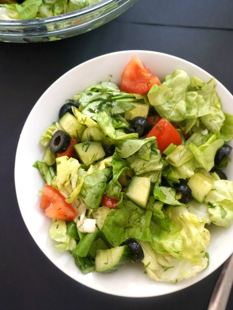 Simple Green Salad - My Gorgeous Recipes Salads