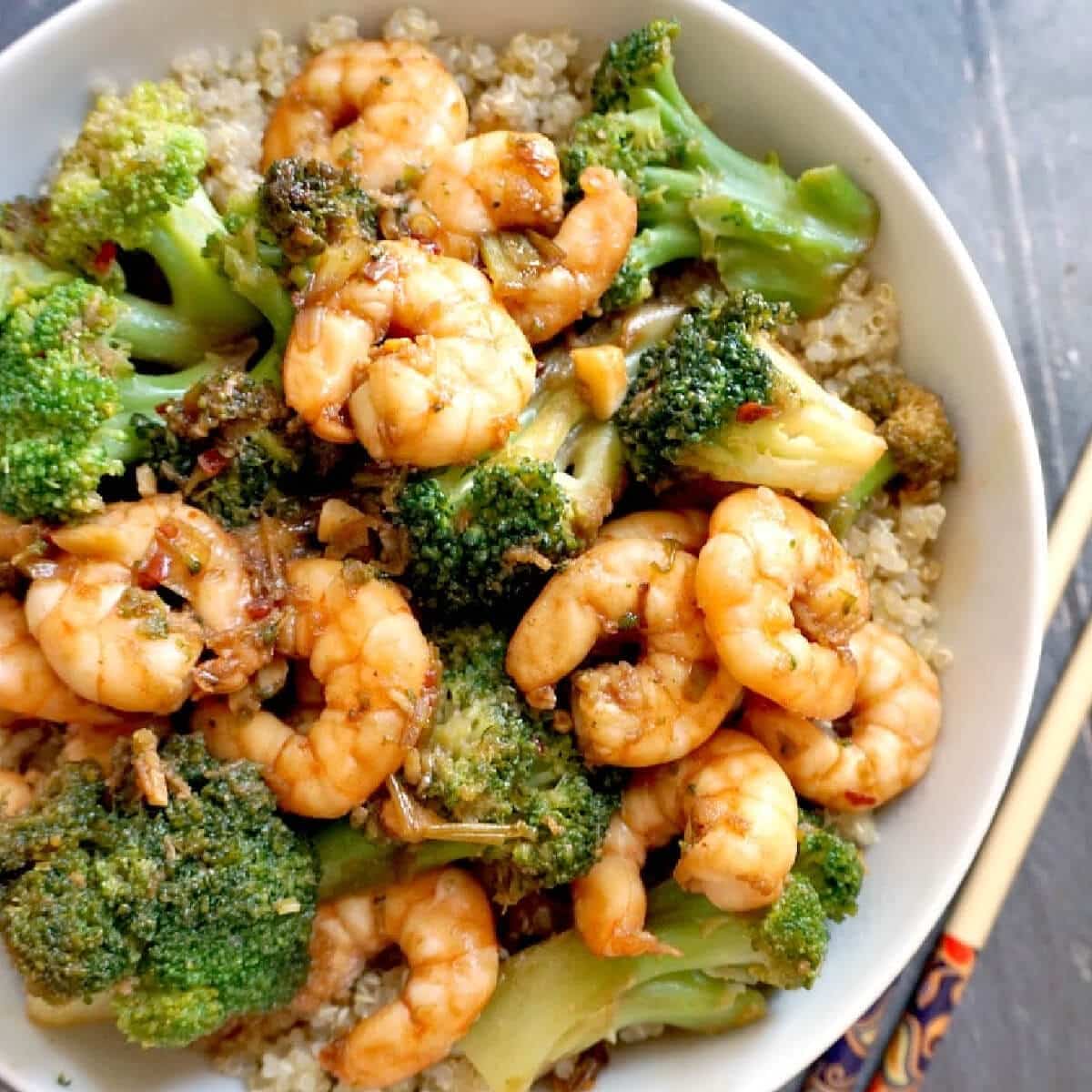 Healthy Honey Garlic Shrimp and Broccoli My Recipes
