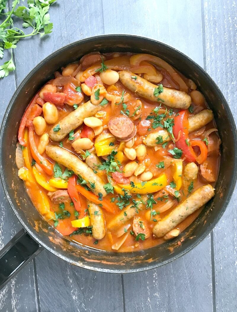 Sausage and Butter Bean Casserole My Recipes