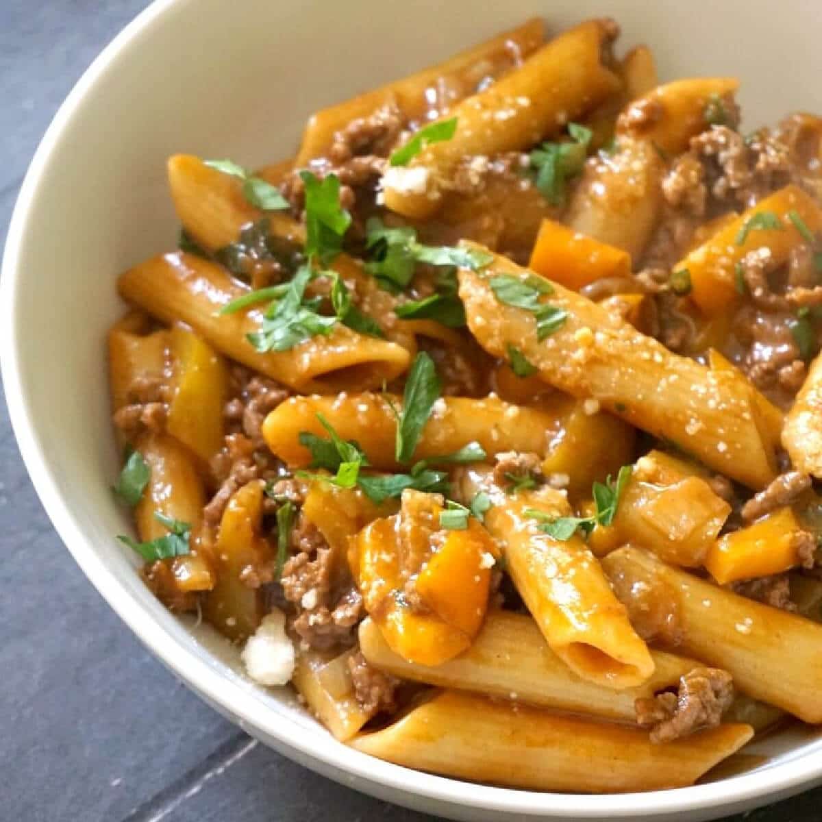 Tutustu 85+ imagen penne pasta recipes with ground beef - abzlocal fi