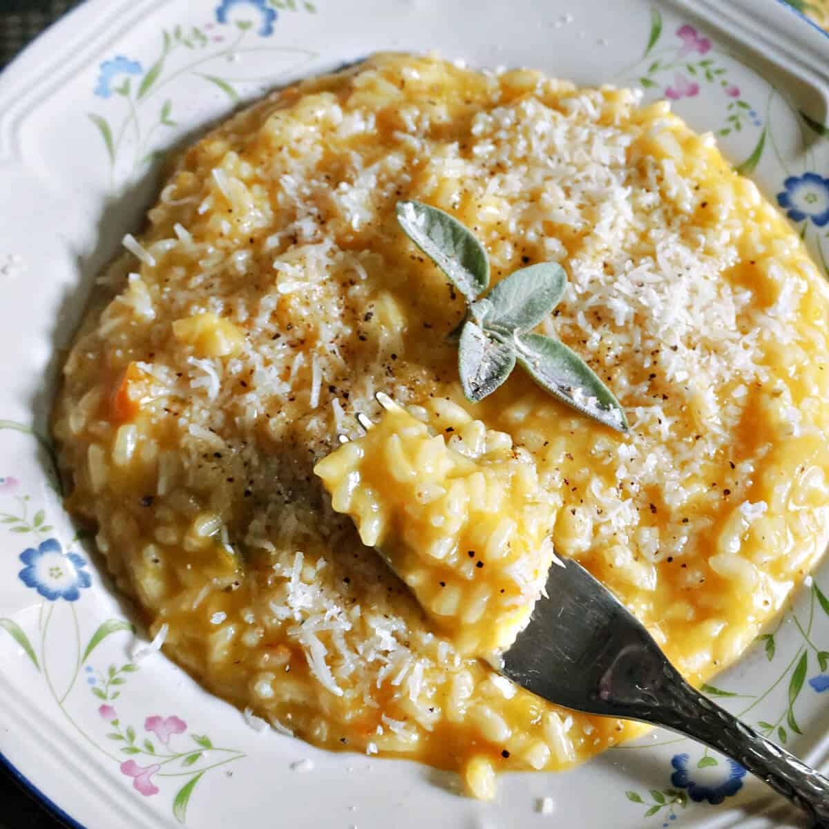 Creamy Roasted Pumpkin Risotto