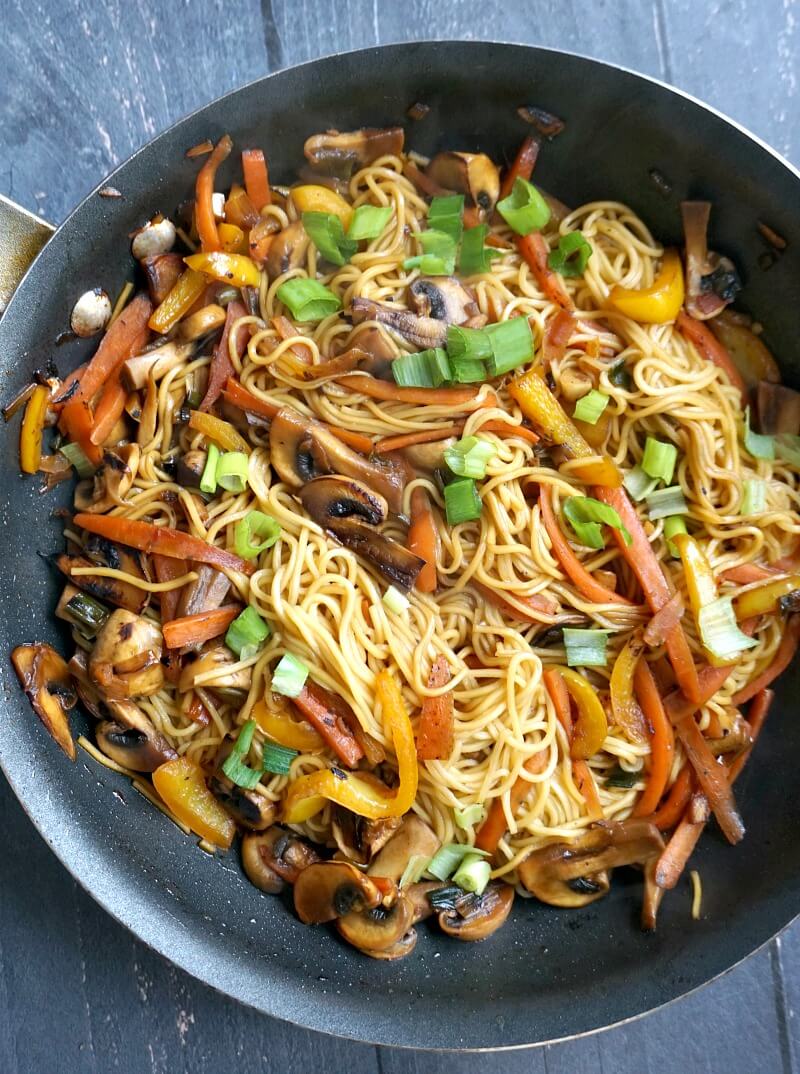 Vegetable Noodle Stir Fry - My Gorgeous Recipes