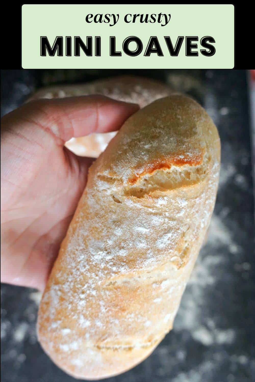 Mini Bread Easy Crusty Mini Bread Loaves - My Gorgeous Recipes