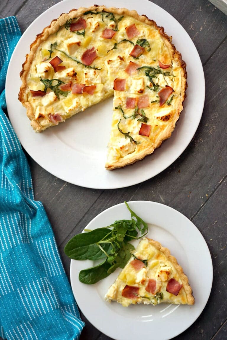 Ham and Potato Quiche My Recipes