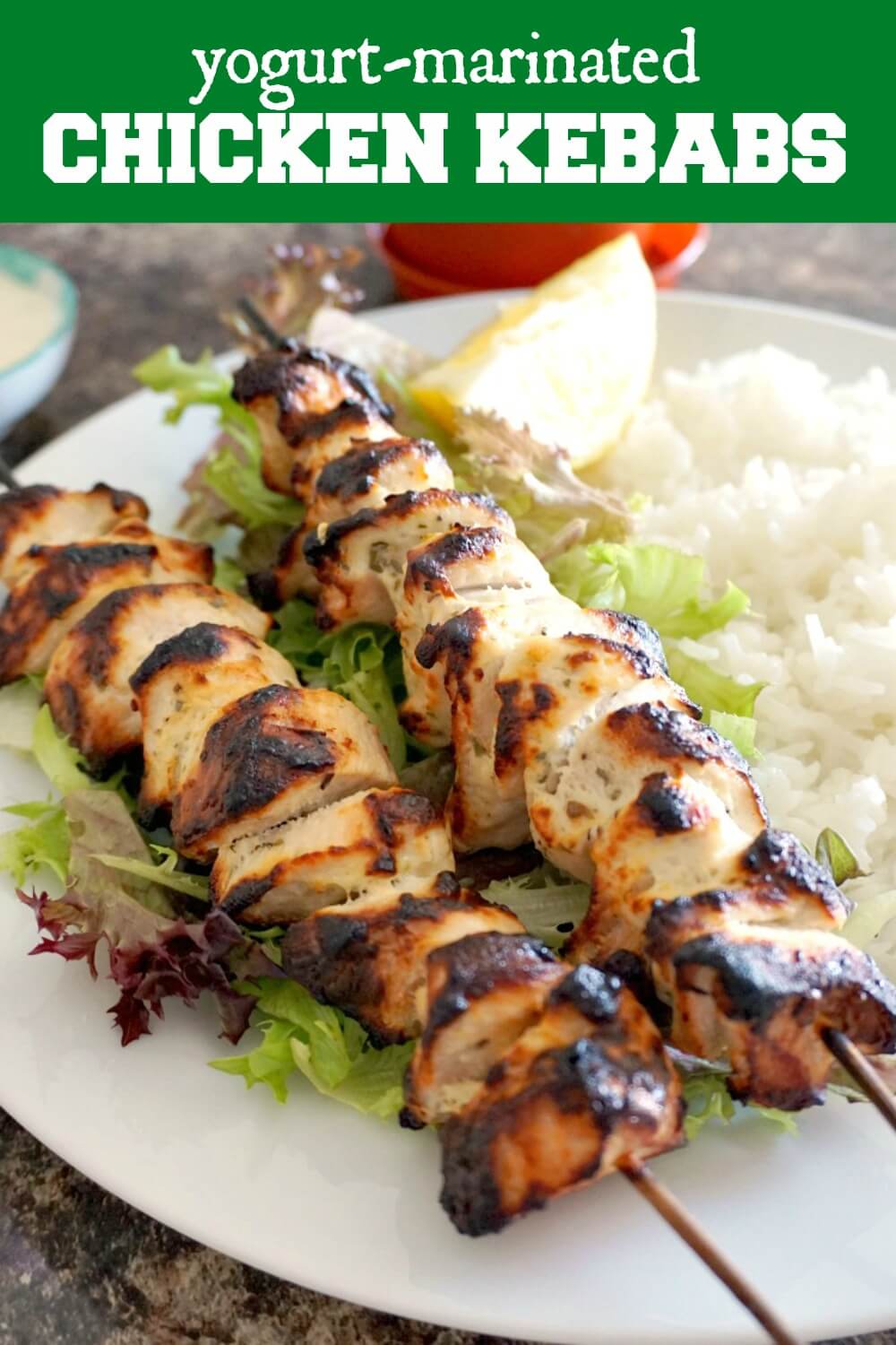 YogurtMarinated Chicken Kebabs My Recipes