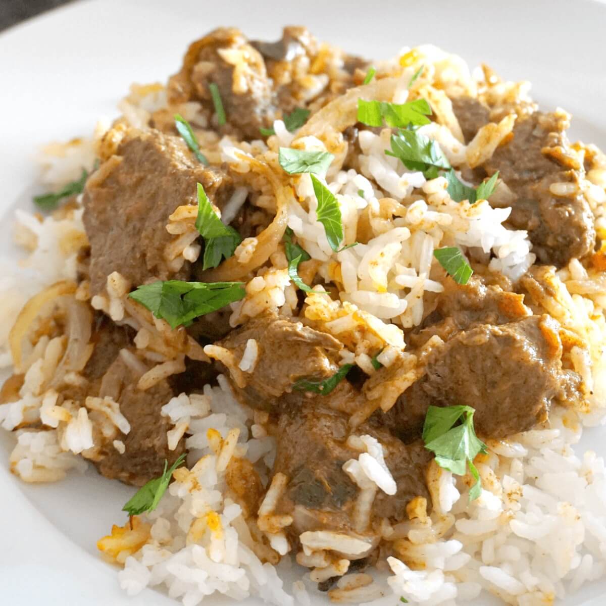 Beef biryani sales in pressure cooker