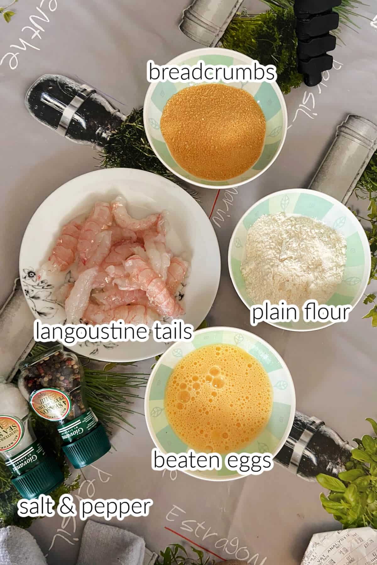 Ingredients needed to make scapi.