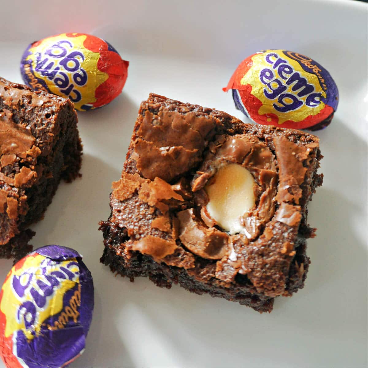Creme Egg Brownies