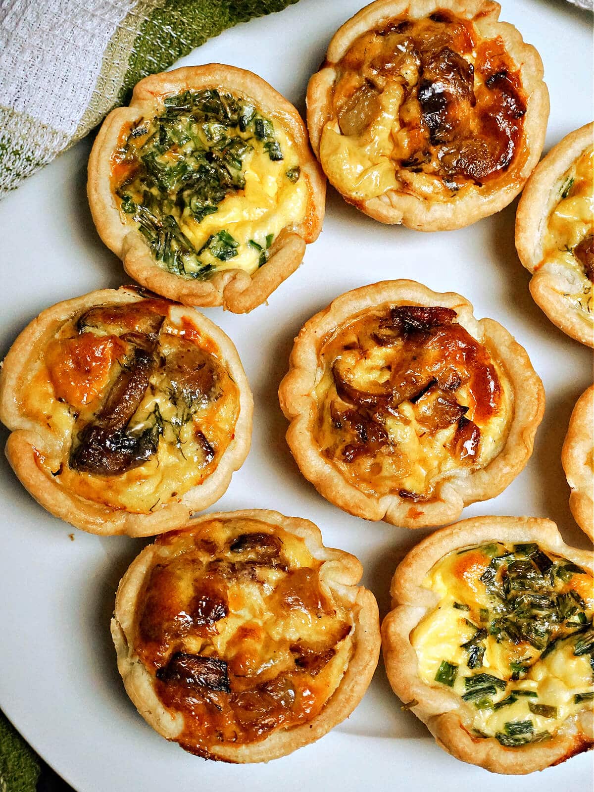 Mini Quiches Recipe - 3 Ways - My Gorgeous Recipes