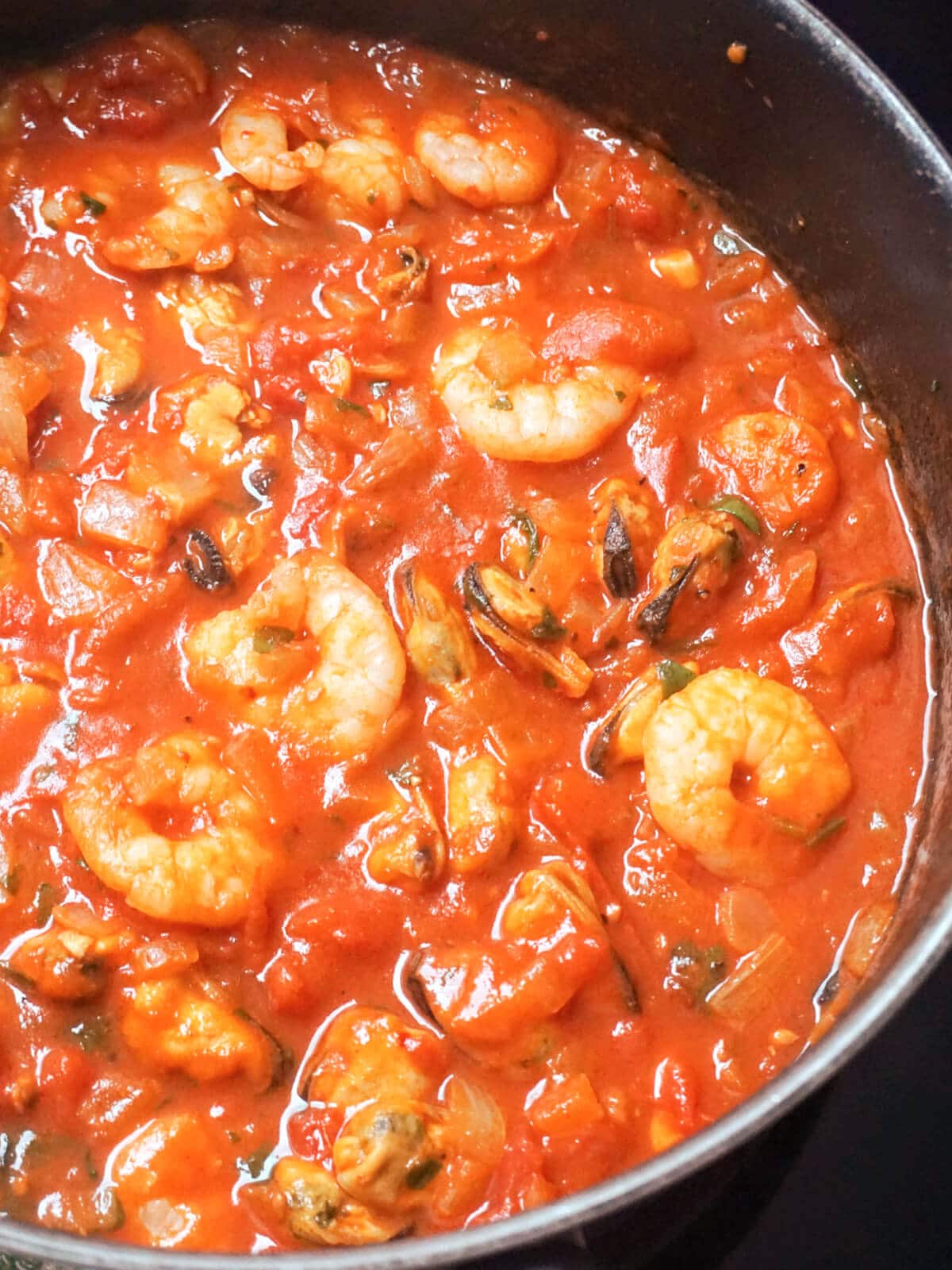 Close-up shoot of a pot with stew.