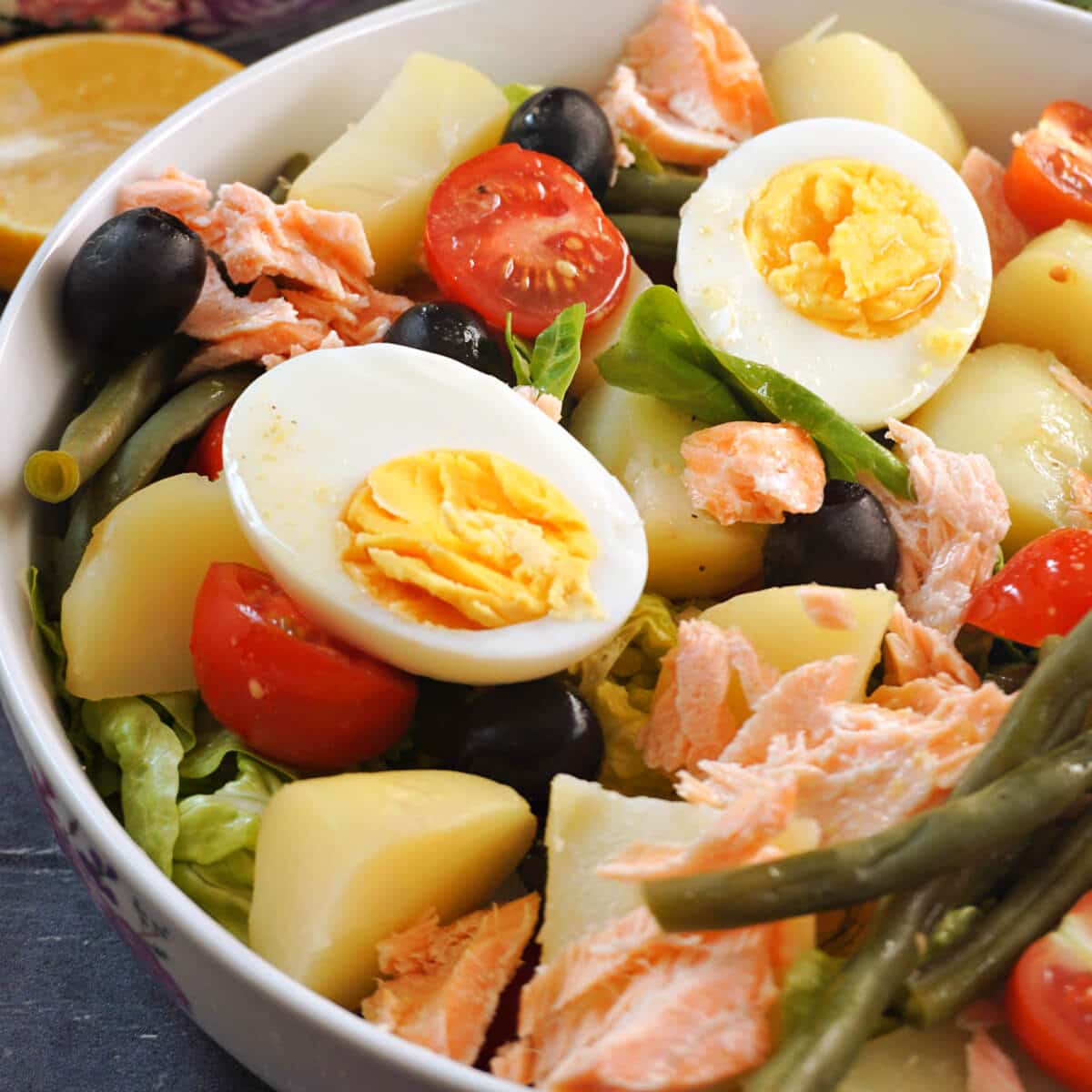 Salmon Nicoise Salad 