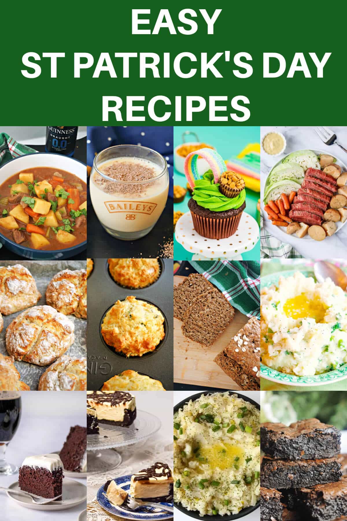 Collection of St Patrick's Day recipes.