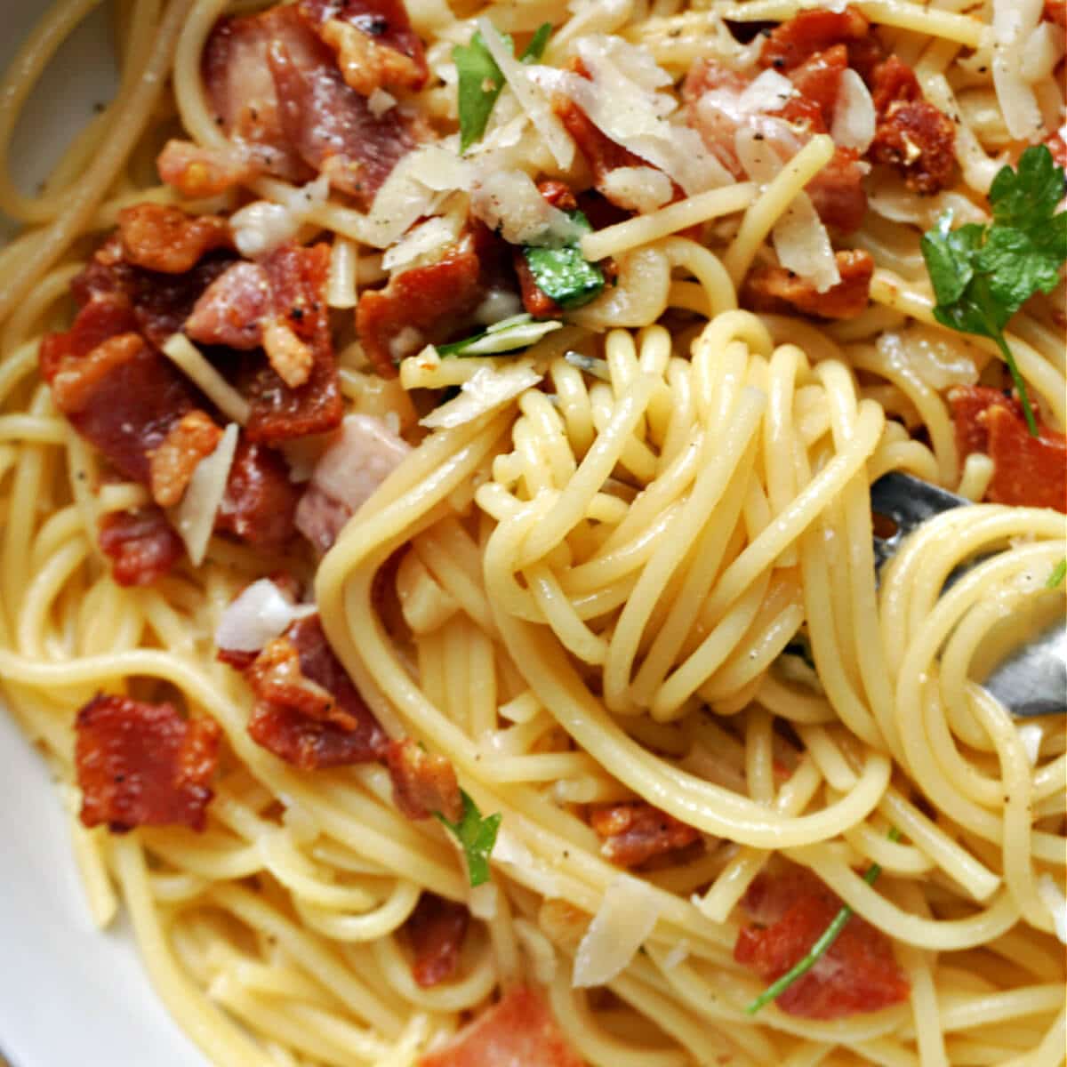 Garlic Bacon Pasta My Recipes