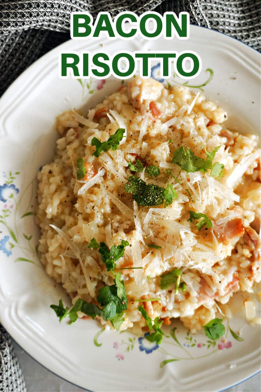 Bacon Risotto - My Gorgeous Recipes