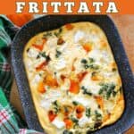 Roasted Pumpkin, Feta and Cavolo Nero Frittata