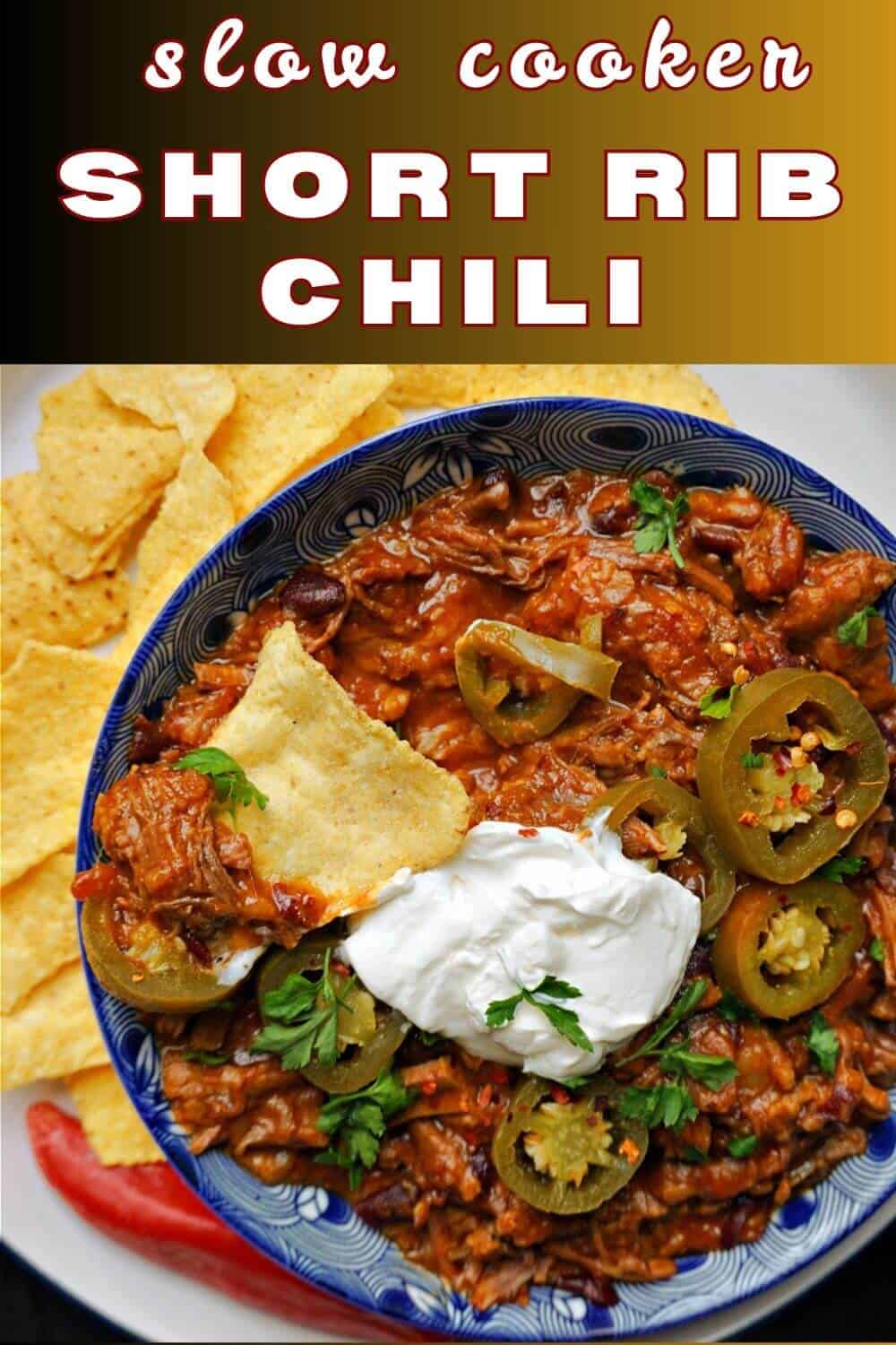 Short Rib Texas Chilli Slow Cooker Short Rib Chili - My Gorgeous Recipes
