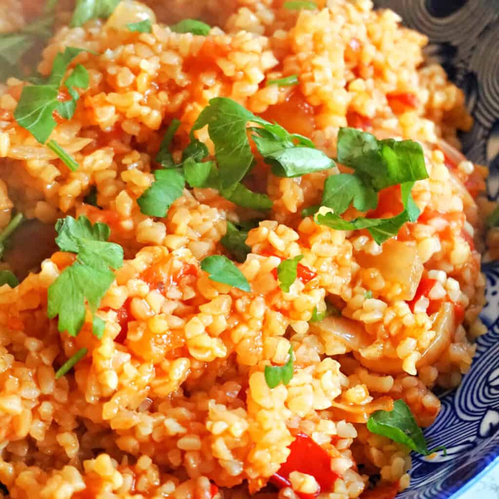 Turkish Bulgur Pilaf - My Gorgeous Recipes