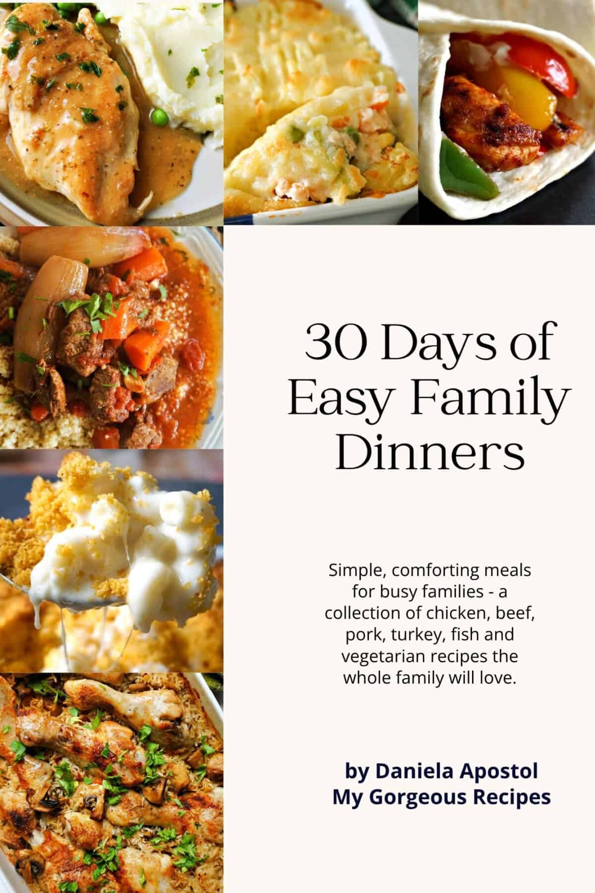 Collection of dinner recipes.