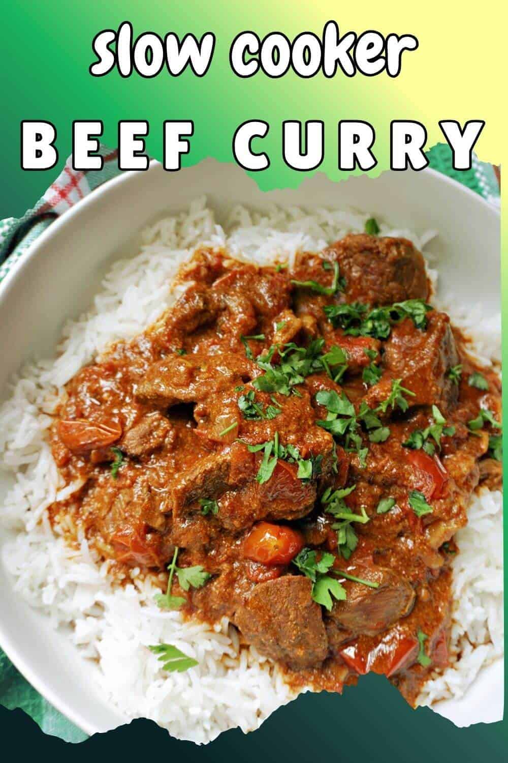 Easy Slow Cooker Beef Curry - My Gorgeous Recipes