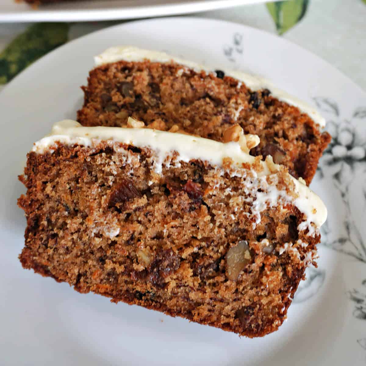 Carrot Cake Banana Bread with Cream Cheese Frosting